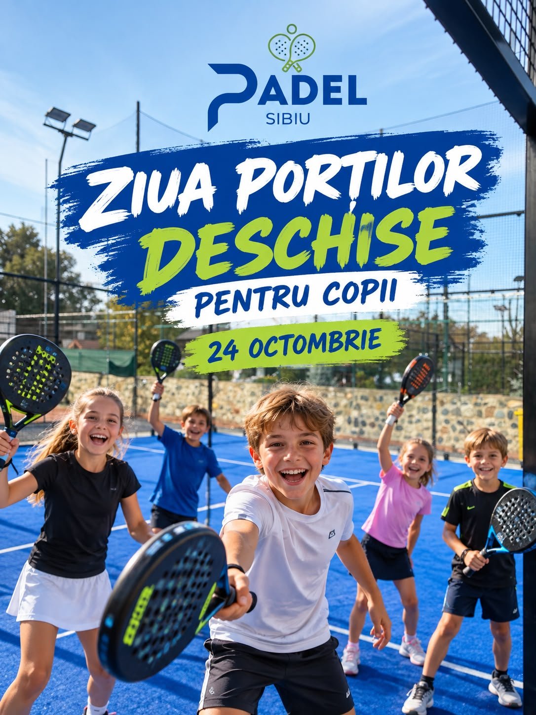 Ziua Porților Deschise pentru copii – 24 octombrie, Padel Sibiu